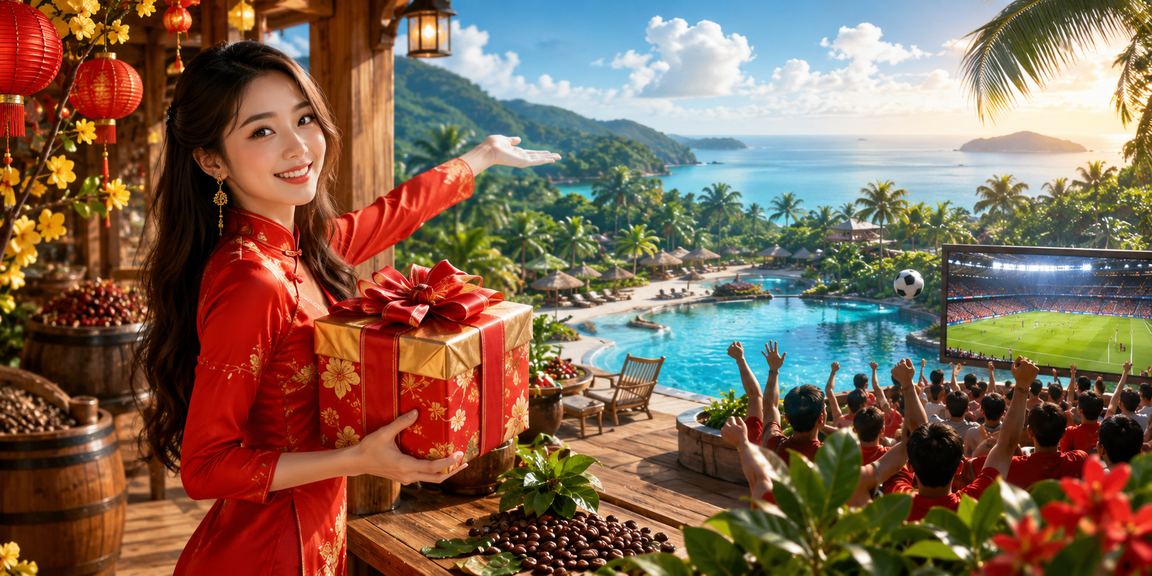 Người chơi trải nghiệm slots và cá cược trực tuyến tại Phú Quốc bên ly cà phê